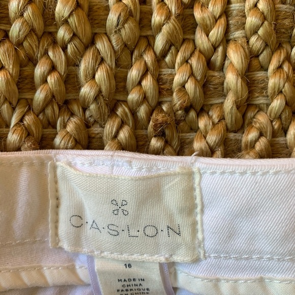 CASLON White Utility Shorts Size 16 - Picture 5 of 7